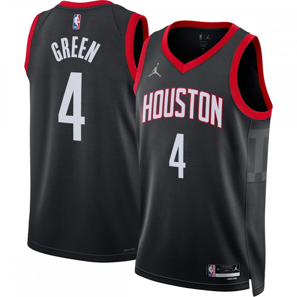 Jalen Green Houston Rockets Jordan Brand 2022/23 Statement Edition Swingman Jersey - Black-Pro Kit Vault | Brand New 26/27 Sports Jerseys